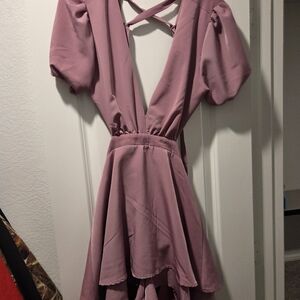 Elegant Mauve Romper